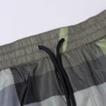 Burberry Check Swim Shorts Archive Green - Image 4