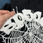 Spider Worldwide BLACK OG WEB HOODIE - Image 5