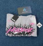 Hellstar Brainwashed Without Brain Hoodie Grey - Image 3