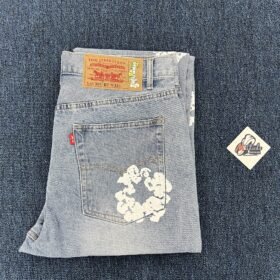 DENIM TEARS THE COTTON WREATH JEAN LIGHT WASH - Image 5