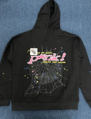 Sp5der black tracksuit suit - Image 6