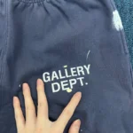 Gallery Dept. Painted Flare Sweat Pants Navy - Image 13