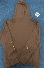 Sp5der Web Hoodie Brown - Image 4