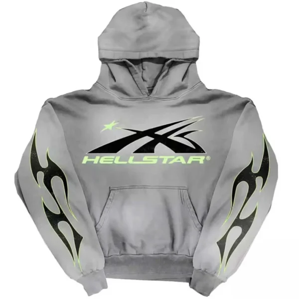 Hellstar Sport Hoodie Grey