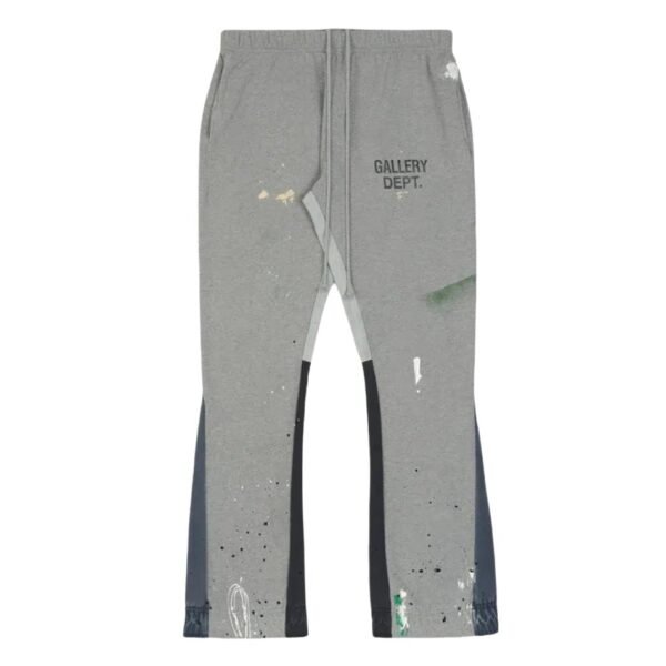 Gallery Dept. Painted Flare Sweat Pants Heather Grey