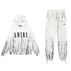 Amiri Contrast Hoodie & Sweatpant Set CX92289328 - Image 5