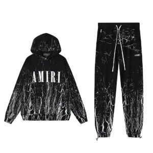 Amiri Contrast Hoodie & Sweatpant Set CX92289328 - Image 6