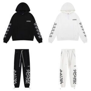 Amiri Skull and Cross Arm Print Hoodie & Sweatpant Set CX92199319