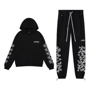 Amiri Skull and Cross Arm Print Hoodie & Sweatpant Set CX92199319 - Image 5