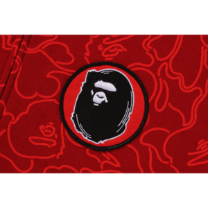 BAPE 30th Anniversary Line Camo Shark Full Zip Hoodie Red - Image 4