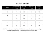 BAPE A Bathing Ape Check by Bathing Tee White/Beige - Image 2