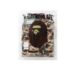 BAPE Cookie Camo 2 Shark Full Zip Hoodie Brown - Image 5
