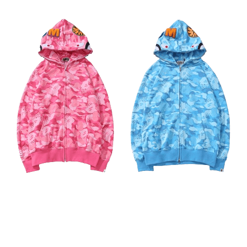 BAPE Flame Camouflage Hoodie