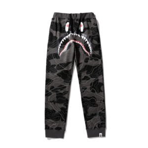 BAPE LAYERED LINE CAMO SHARK layered camouflage shark trousers - Image 2