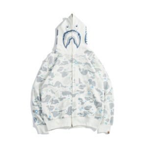 BAPE luminous starry sky hoodie black & white - Image 2