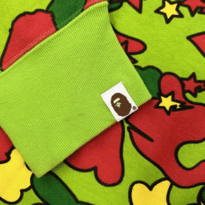 BAPE Sta Camo Shark Full Zip Hoodie Green - Image 6