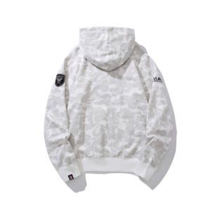 BAPE x Inter Miami CF Camo Pullover Hoodie Pink & Black & White - Image 3