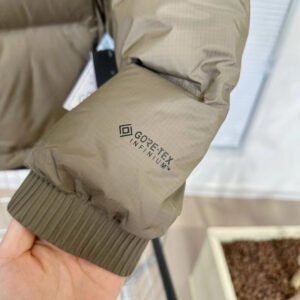 The North Face 1996S Grayish Brown Down Jacket - Image 4