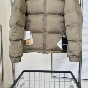 The North Face 1996S Grayish Brown Down Jacket - Image 3