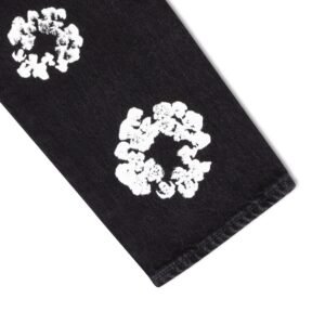 DENIM TEARS THE COTTON WREATH JEAN BLACK - Image 3