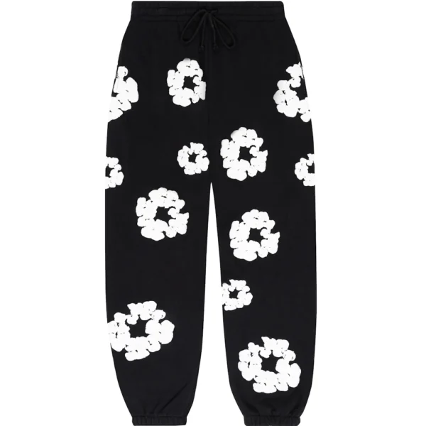 Denim Tears The Cotton Wreath Sweatpants Black