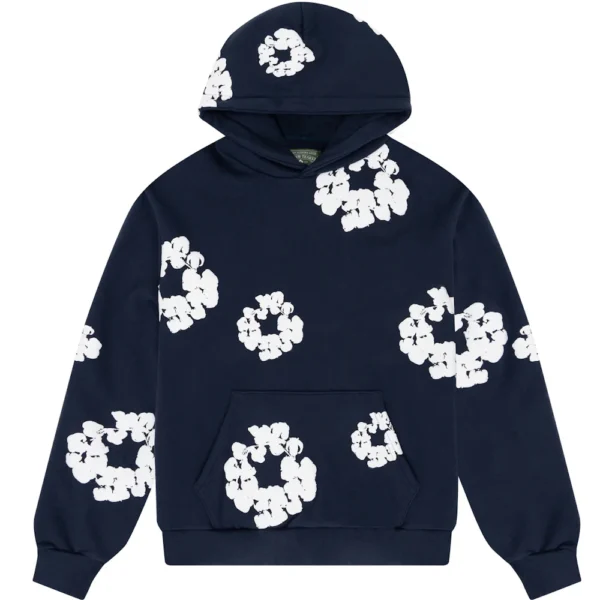 Denim Tears The Cotton Wreath Sweatshirt Navy