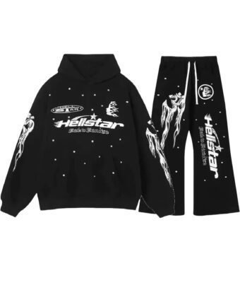 Hellstar Studios Records Tracksuit Black ‘full set’