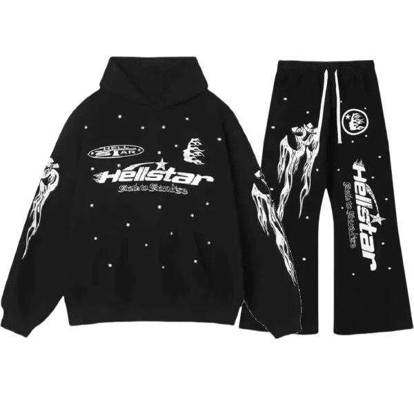 Hellstar Studios Records Tracksuit Black ‘full set’