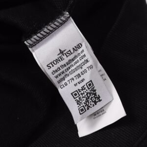 Stone Island Sweatshirt Black/White YZ W805 - Image 7