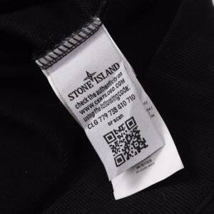 Stone Island Sweatshirt Black/White YZ W817 - Image 7