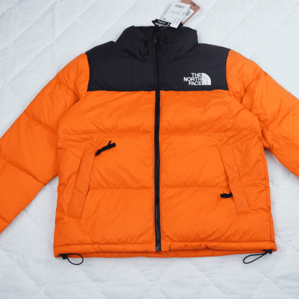 The North Face Black and Blackish Orange Down Jacket