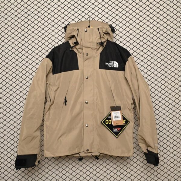 The North Face Black and Light Khaki Jackets