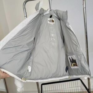 The North Face Ivory Down Jacket Short - Image 6