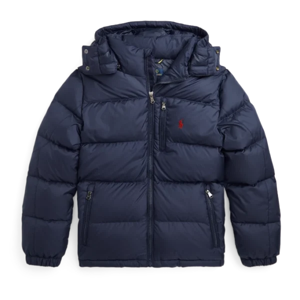 Polo Ralph Lauren Men's Hooded Down Puffer Jacket Coat with Pony