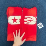 Hellstar Studios Zip Hoodie Red - Image 7
