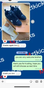 L*uis V*itton LV Skate Sneaker Black Black White - Image 2