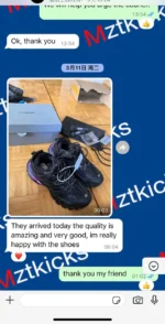 B*lenciaga Track LED Black - Image 2