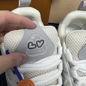 L*uis V*itton L&V Skate Sneaker Grey White - Image 8