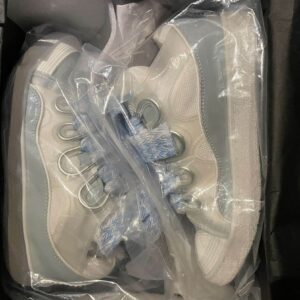 Lanvin Curb Sneaker White Light Blue photo review