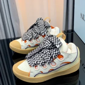 L*nvin Yellow White Curb Sneakers - Image 6