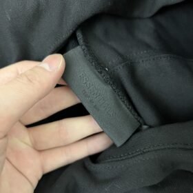 Fear of God Essentials Arch Logo Hoodie Jet Black - Image 6