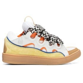 L*nvin Yellow White Curb Sneakers