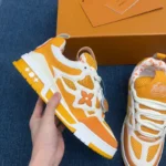 Louis Vuitton LV Skate Sneaker Yellow White - Image 9