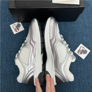 Chanel 23ss Sneakers silver - Image 5