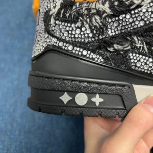 LOUIS VUITTON Swarovski™ crystals Skate Sneakers - Image 8
