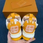 Louis Vuitton LV Skate Sneaker Yellow White - Image 7