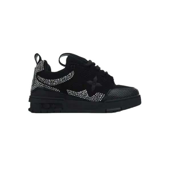 Louis Vuitton Skate Trainer Black Swarovski Monogran 1ABMHV