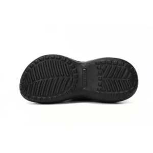 BALENCIAGA Pool Crocs Black 677389 W158E 1000 - Image 9