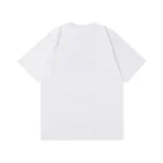 Balenciaga White/Black Logo Print Cotton T-Shirt - Image 5
