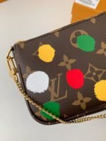 Louis Vuitton MINI POCHETTE ACCESSOIRES mini Mahjong bag M8186 Size: 15.5*10.5*4cm - Image 3